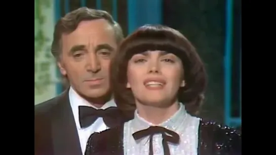 Mireille Mathieu et Charles Aznavour ♫ Une Vie D'Amour ♪ 1980