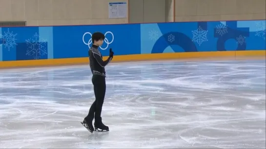 Yuzuru Hanyu practice 15.02.2018 #2