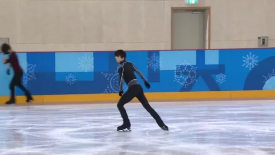 Yuzuru Hanyu practice 15.02.2018