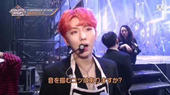 [VK][180415] MONSTA X Back Stage @ M!Countdown