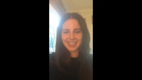 Прямой эфир за 20 февраля 2017 (instagram.com/lanadelrey)