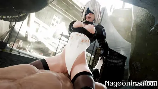 [Piece 3D] 2b nier cowgirl nagoonimation