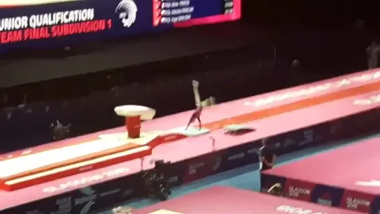 Vorona on vault Glasgow2018