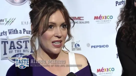 alyssa milano ▪ 24th annual taste of the nfl