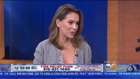 alyssa milano ▪ fire relief fund {cbs}