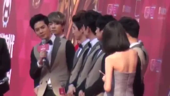 150413 GOT7 nterview (2) @ 15th Top Chinese Music Red Carpet