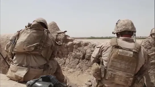 RAW Marine Scout Snipers Shoot Enemy during Operation Helmand Viper in Afghanistan