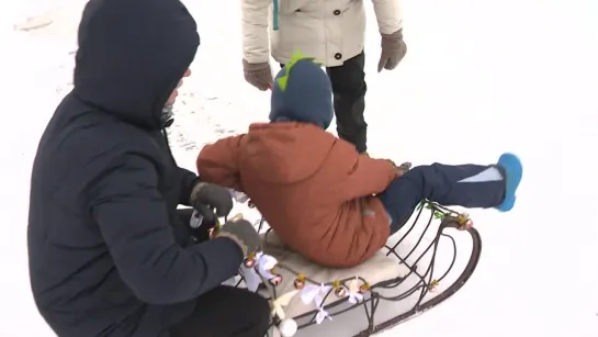 Конкурс новогодних саней в Ижевске