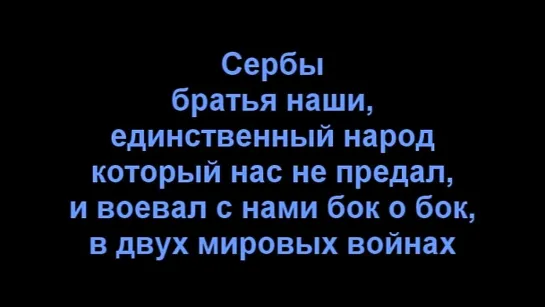 Воислав Шешель: Сербы - малые русские на балканах