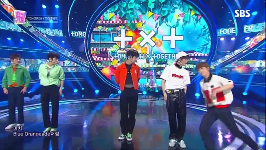 190317 TXT - Blue Orangeade @ Inkigayo 