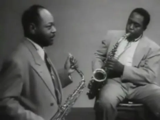 Charlie Parker and Coleman Hawkins, Lester Young 1950