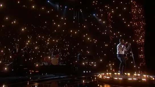 Adam Levine performs "Lost Stars" from the film Begin Again