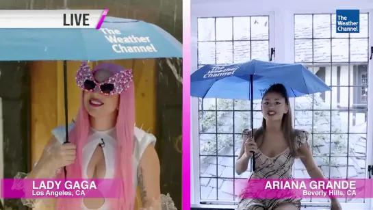 Lady Gaga & Ariana Grande Are The Chromatica Weather Girls