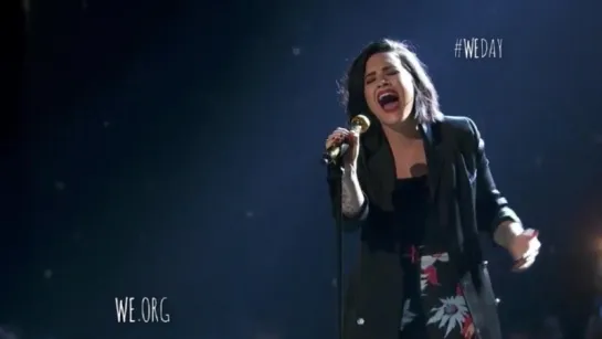 Demi Lovato performance Stone Cold on We Day