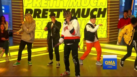 PRETTYMUCH perform on GMA