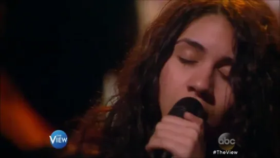 Alessia Cara - Scars To Your Beautiful - Live on The View 2016