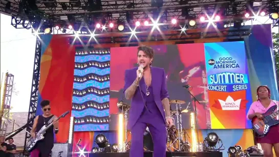 Adam Lambert gives a special live performance of Whataya Wa