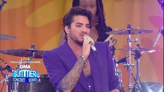 Adam Lambert gives a special live performance of Comin in H