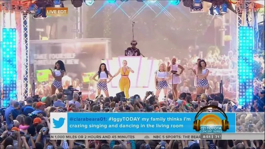 Iggy Azalea - Work (Today Show 8.8.2014)