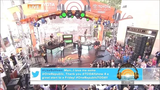 OneRepublic - Ordinary Human (Today Show 25.7.2014)