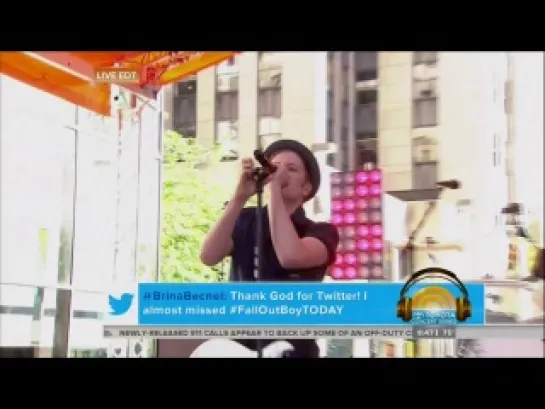 Fall Out Boy – My Songs Know What You Did In The Dark (Today Show 20.6.2014)