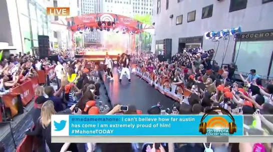 Austin Mahone — Mmm Yeah (Today Show 26.05.2014)