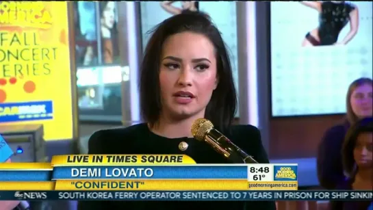 Demi Lovato on Good Morning America - October 29th