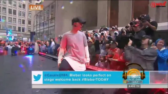 Justin Bieber - Where Are U Now | LIVE Today Show 09/10/15