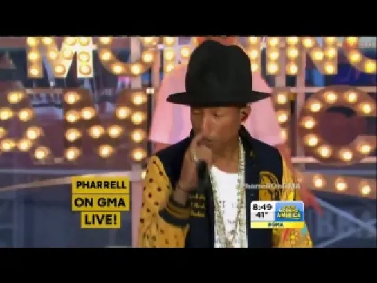 Pharrell Williams – Come Get It Bae (GMA 07.04.2014)