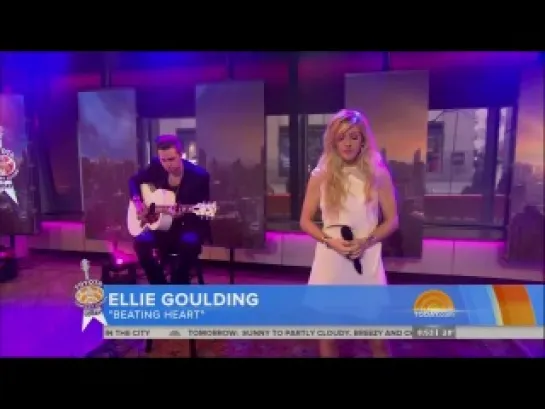 Ellie Goulding - Beating Heart (Today Show 12.3.14)