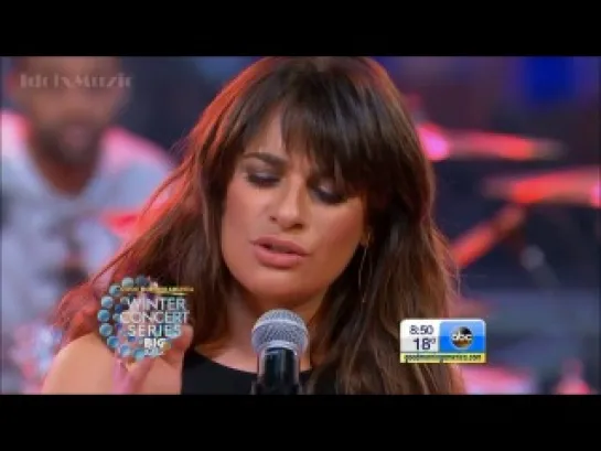 Lea Michele - Battlefield - GMA Winter Concert 2- 5-14