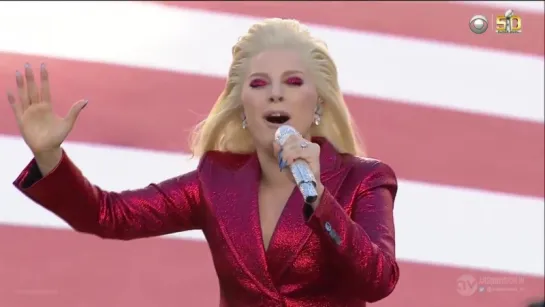 Lady Gaga - National Anthem - Super Bowl 2016