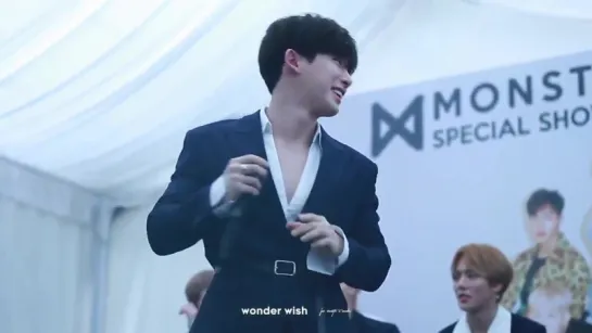 [VK][180302] MONSTA X fancam - Press Conference (Wonho focus) @ HSBC Women’s World Championship Music Festival 2018