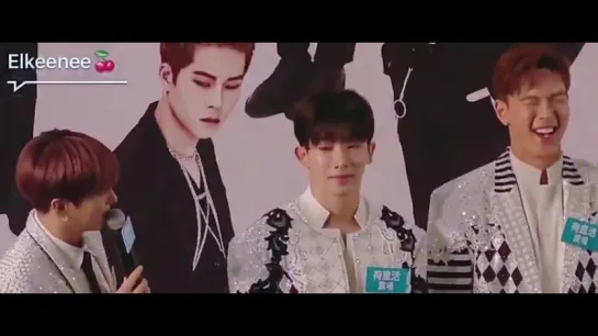 [VK][180709] MONSTA X fancam - Press Conference (Wonho focus) @ THE 2ND WORLD TOUR 'The Connect' in Hong Kong