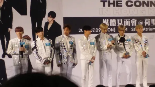 [VK][180709] MONSTA X fancam - Press Conference @ THE 2ND WORLD TOUR 'The Connect' in Hong Kong