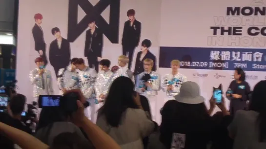 [VK][180709] MONSTA X fancam - Press Conference @ THE 2ND WORLD TOUR 'The Connect' in Hong Kong