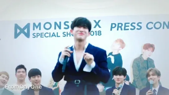 [VK][180302] MONSTA X fancam - Press Conference (Wonho focus) @ HSBC Women’s World Championship Music Festival 2018