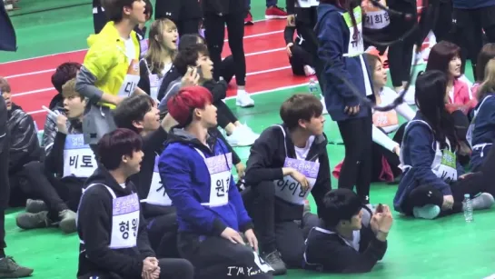 [VK][180115] MONSTA X fancam @ ISAC 2018 (Idol Star Athletics Championships)