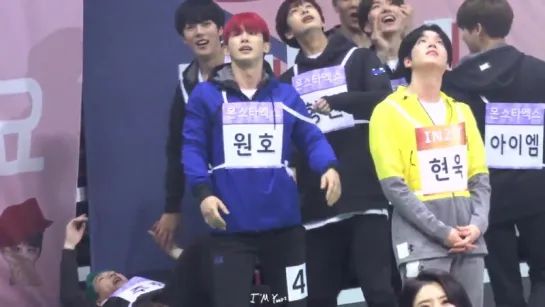 [VK][180115] MONSTA X fancam @ ISAC 2018 (Idol Star Athletics Championships)