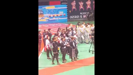 [VK][180115] MONSTA X fancam @ ISAC 2018 (Idol Star Athletics Championships)