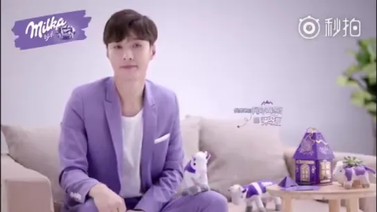 [VIDEO] 170906 Lay @ Official announcement Milka Chocolates' first Chinese spokesperson