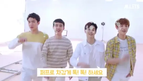 [VIDEO] 170508 Suho, Chanyeol, D.O.  Sehun @ Nature Republic