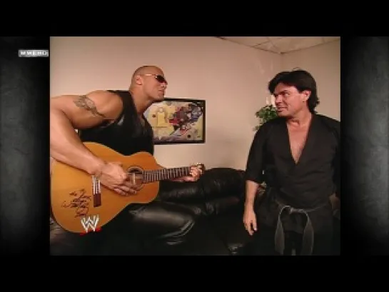 The Rock – sings on RAW (17th Mar 03)