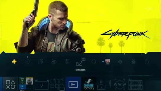 Cyberpunk 2077 — тема PlayStation 4