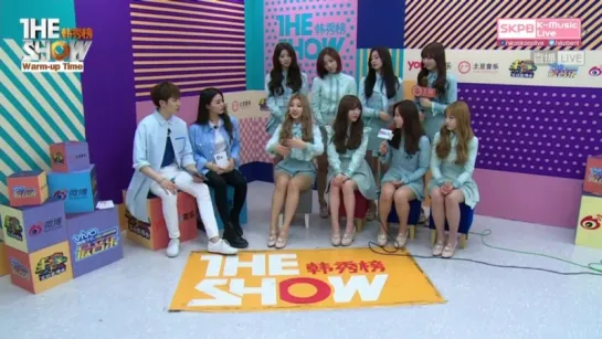 160510 더쇼 The Show Warm-up Time׃ Lovelyz (러블리즈)