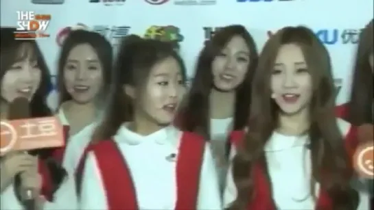 [151006] 러블리즈 라이온 하트 LOVELYZ Interviews @ 더쇼 The Show