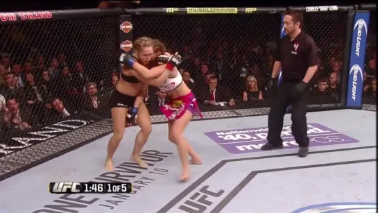 Miesha Tate vs Ronda Rousey 2 UFC-168