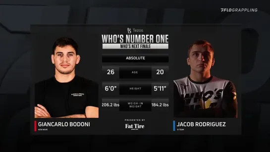 Giancarlo Bodoni vs Jacob Rodriguez #WNO- Whos Next Finale