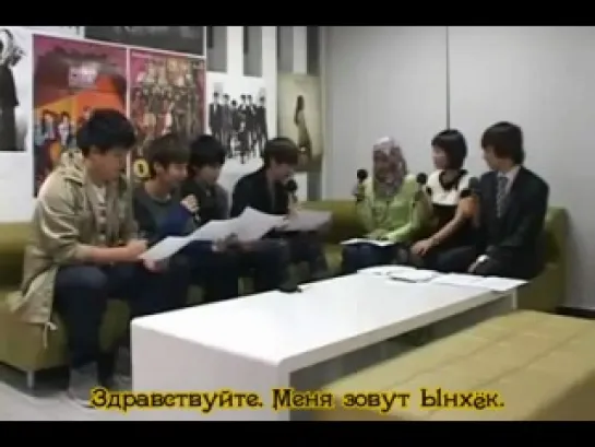 Super Junior speak arabic (рус саб)