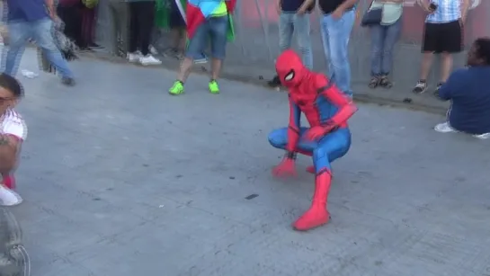 Spider-man(#FifaFanFest,Воробьёвые Горы,20.6.18)